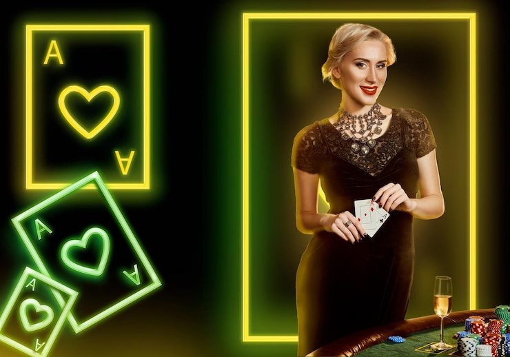Tampilan neon jasaparlay untuk pengguna mobile
